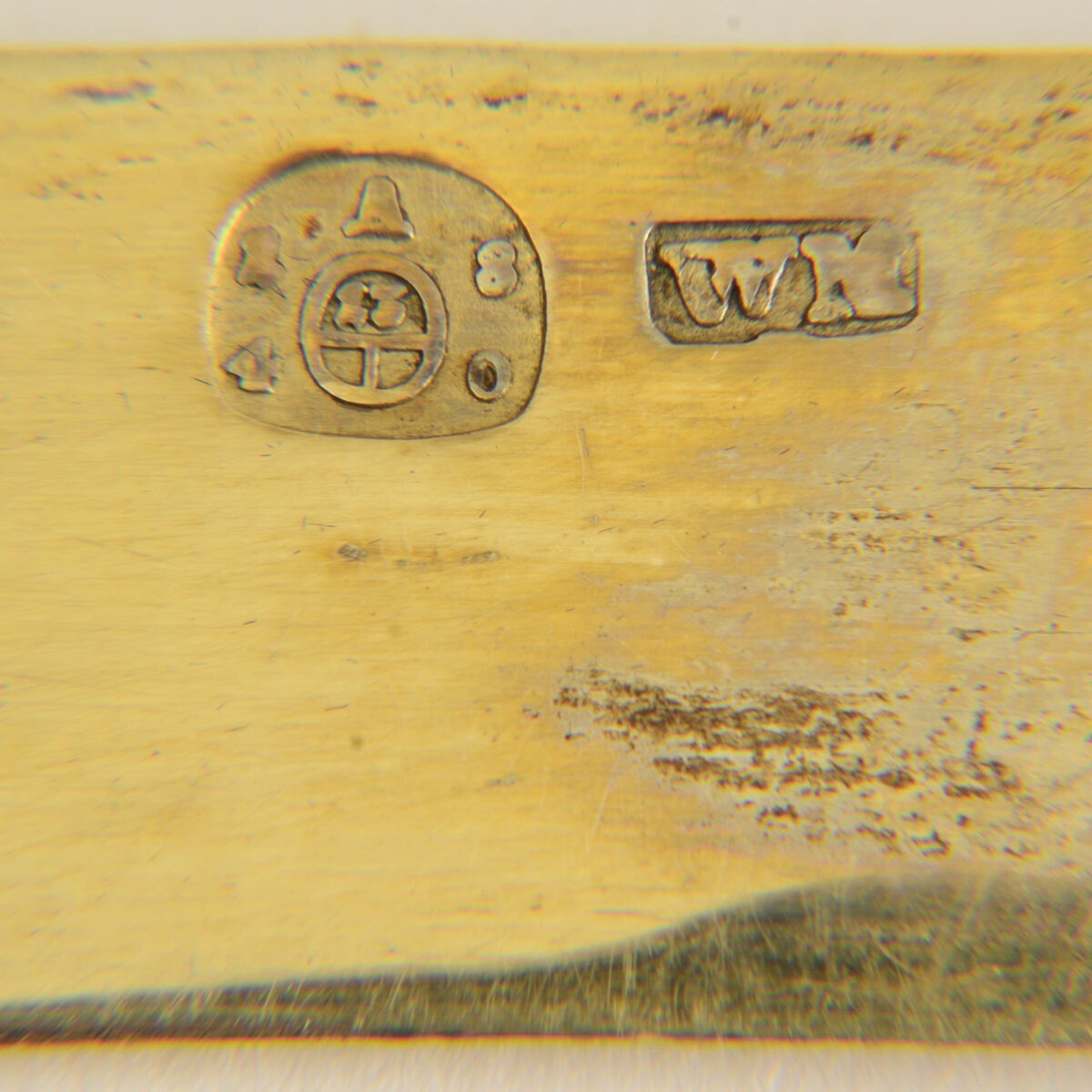 Wiener Biedermeier Silber Besteckset in Lederetui – Bild 4