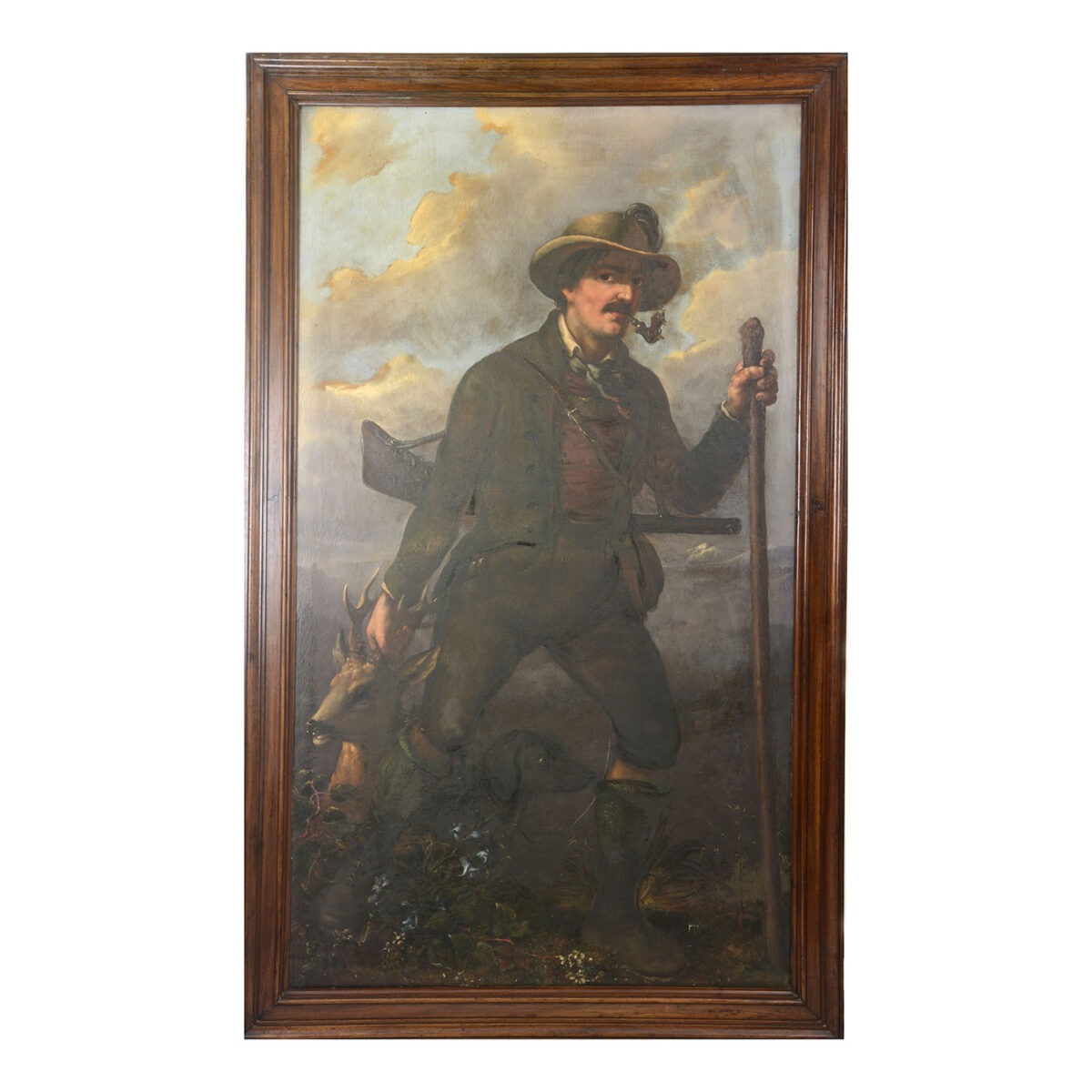 Josef Ginovsky (1800-1857) - Selbstbildnis als Jäger in ganzer Figur – Bild 2
