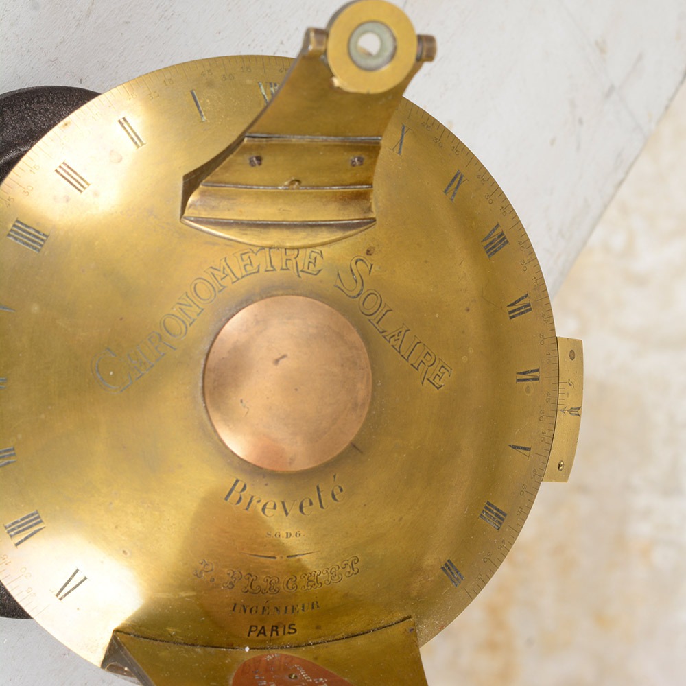 Sonnenuhr "Chronometre Solaire" von P. Flechet – Bild 2